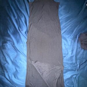 Sleeveless Black Maxi Dress